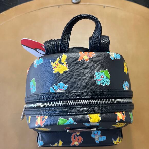 NEW Loungefly Collection Pokemon Starters Mini Backpack - Picture 4 of 6